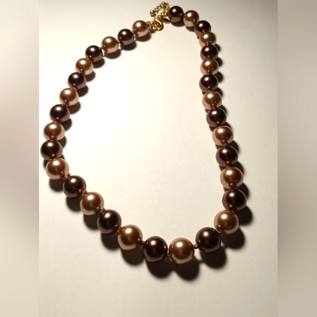 Rmn Faux Pearl Necklace Nwot 16$